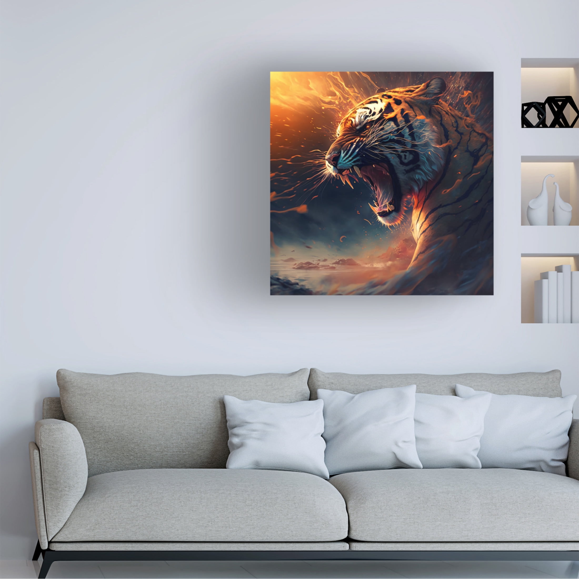 Canvas Wall Art - Ray Heere 'Desert Of Dreams 5' Wall Art for Living Room, Bedroom, or Office Décor by Trademark Fine Art - 14 x 14 Inches