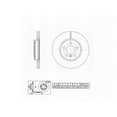thumbnail image 4 of Winstop Brake Rotor, Front WS250067, Mini Cooper 2021-2014, 4 of 4