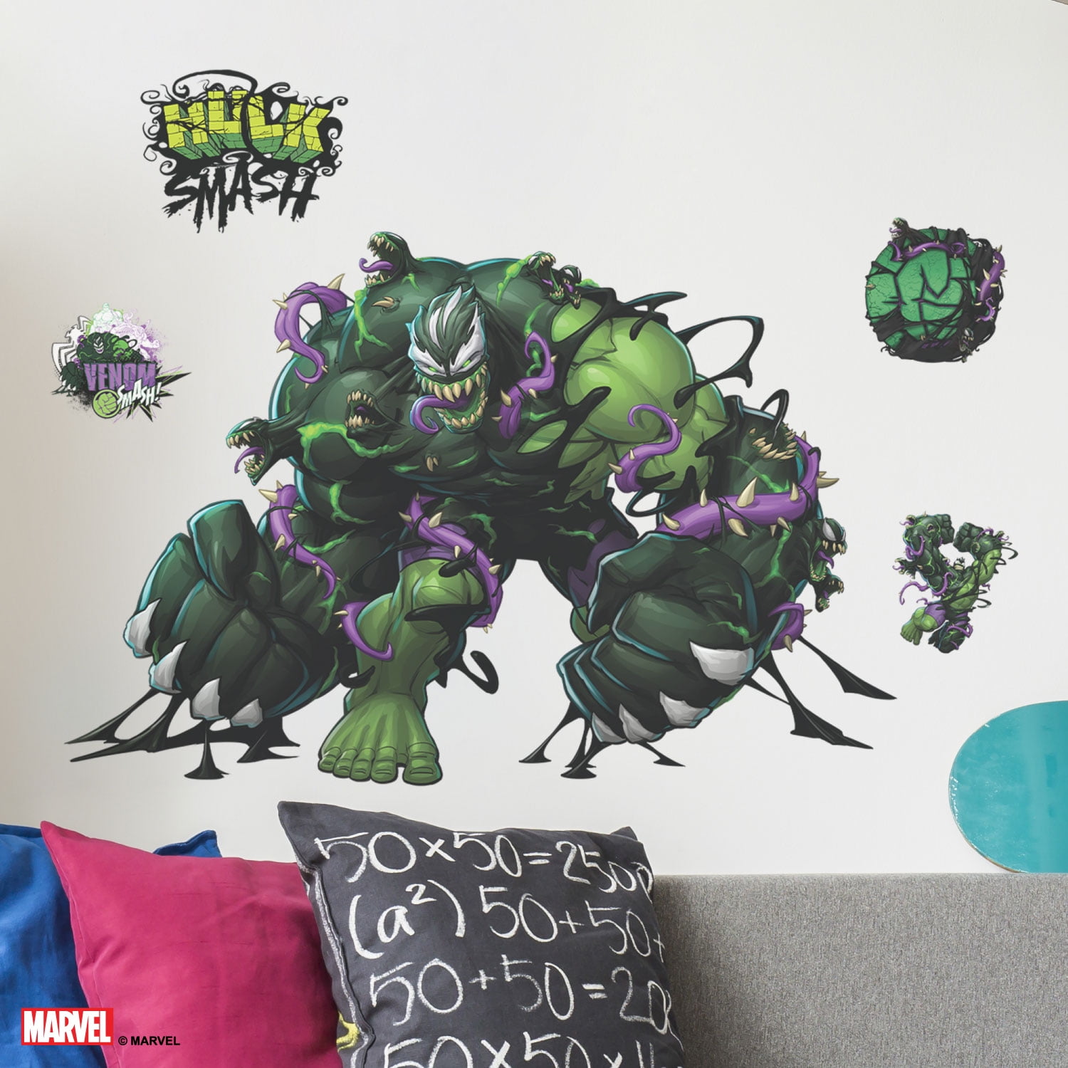 Marvel Venomized Hulk Augmented Reality Wall Decals, by Wall Palz