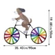 thumbnail image 3 of Hilanderos de viento de bicicleta creativos, poste de pie, decoración de jardín, 3 of 7