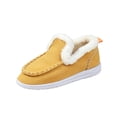 thumbnail image 3 of YOUYEDIAN Moccasins Women Fall Winter Plush Lined Slip On Warm Casual Flats Round Toe Fashion Versatile Outdoor Shoes, 3 of 5