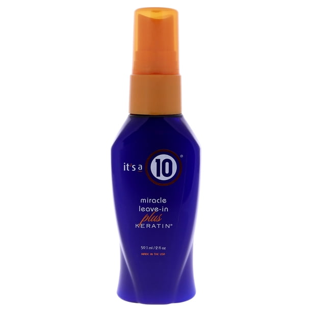 Miracle Leave In Plus Keratin por Its A 10 para unisex - Spray de 2 oz Its A 10 belleza