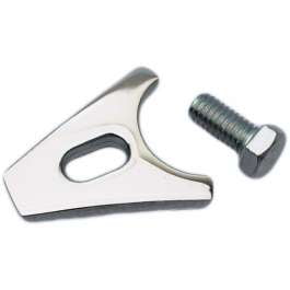 Chrome Distributor Hold Down Clamp - C3 Corvette 1968-1982 Chrome Distributor Hold Down Clamp with Bolt