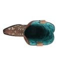 thumbnail image 4 of Corral Boots Womens Glitter Tooled Inlay Snip Toe Cowboy  Tall Dress Boots, 4 of 5