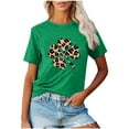 thumbnail image 1 of QIPOPIQ T-Shirts à Manches Courtes Col Rond pour Femmes T-Shirts de la Saint-Patrick T-Shirt Trèfle T-Shirt Vert T-Shirt de Vacances T-Shirts Graphiques Offres, 1 of 6