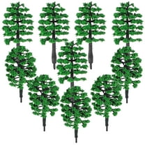 HEANUJJ Model Railway Accessories Plastic Green 10pcs