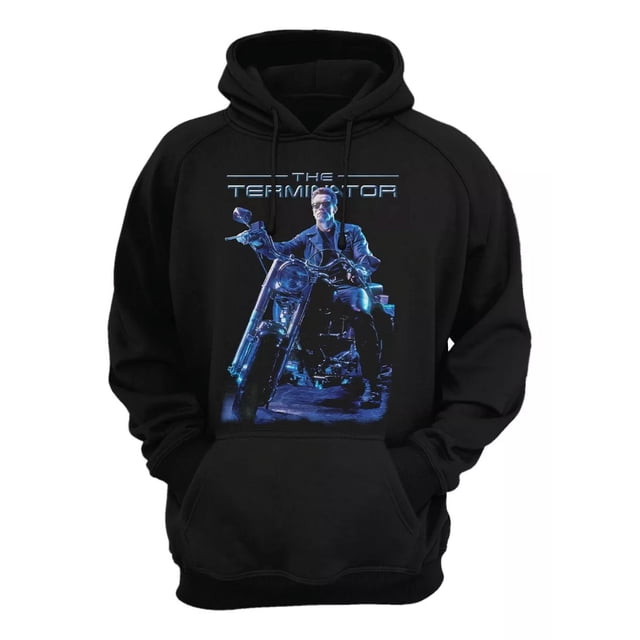 Sudadera Terminator, Unisex Con Capucha Y Cangurera 01