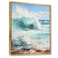thumbnail image 2 of Designart "Serenity by the Seaside" Nautical & Beach Floater Framed Canvas Art Print, 2 of 7