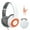 White, variant on Tonoshark Kids Wired Headphones with Microphone, Volume Limited to 85/94dB Pink Earphone for Girls, Foldable 3.5mm Jack Headset for School & Travel, Includes Portable Case