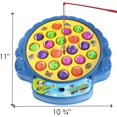 thumbnail image 4 of Kids Fishing Game Fun Toy Set,with 3 switches,4 Non-magnetic Fishing Pole,Game Board Fishpond, 4 of 5