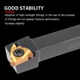 thumbnail image 4 of 3/8'' 10mm Indexable Lathe Turning Tool 27Pcs Kit- 9Pcs Metal Lathe Tools Holder Set with, 4 of 8