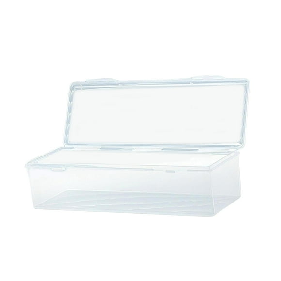 Milaget Trading Card Storage Box Card Deck Box Clear Hobbies Collection Practical Protection Sturdy Desktop Storage Case Organization without partition