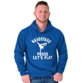thumbnail image 5 of Handstand Posse Lets Play Gymnastics Men Big & Tall Graphic Hoodie Brisco Brands 3X, 5 of 6