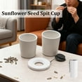 thumbnail image 4 of Portable Sunflower Seed Spit Cup with Shell Storage, New Sunflower Seed Cups to Spit in, Snack Containers for Outdoor, Travel, Car, Easy-Clean, Enjoy Snacks With Ease (Green), 4 of 8