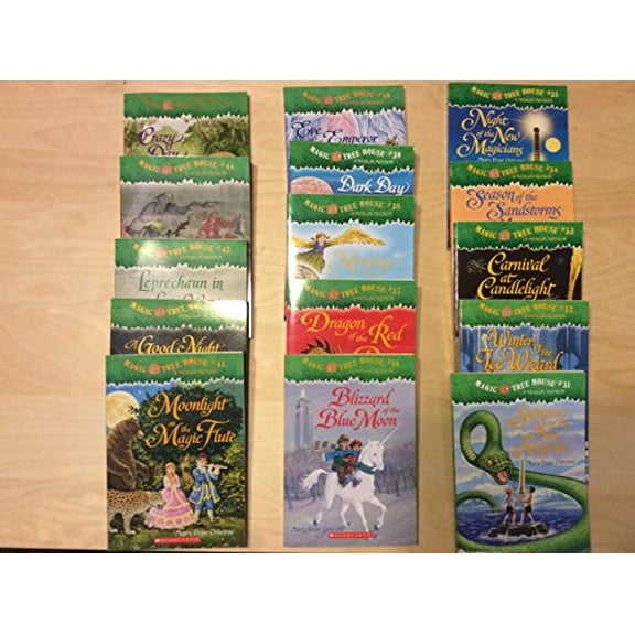 Pre-Owned Magic Tree House Merlin Missions Collections 17 Books Set (Books29-45), 9780545543668, 0545543665, Paperback,