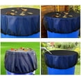 thumbnail image 6 of Barrel Cover Rain Barrel Strainer Rain Barrel Covers with Adjustable Drawstring | The Mesh Strainer for Rain Buckets and Drums Keeps Leaves and Dirt/Rain Barrel Filter Black 60, 6 of 9