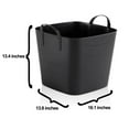 thumbnail image 5 of Life Story Tub Basket 25L Plastic Storage Tote Bin with Handles (12 Pack), 5 of 11