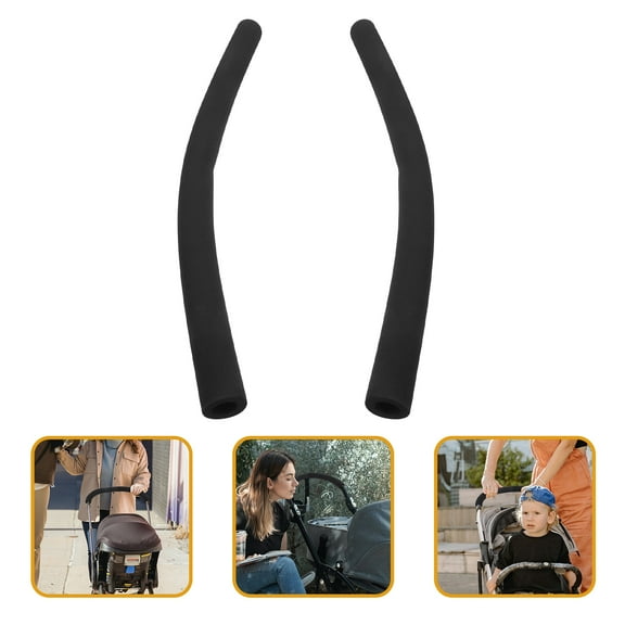 Stroller Handle Sleeve,2 Pcs Baby Stroller Bar Cover Universal Stroller Handlebar Cover Stroller Armrest Handle Sleeve