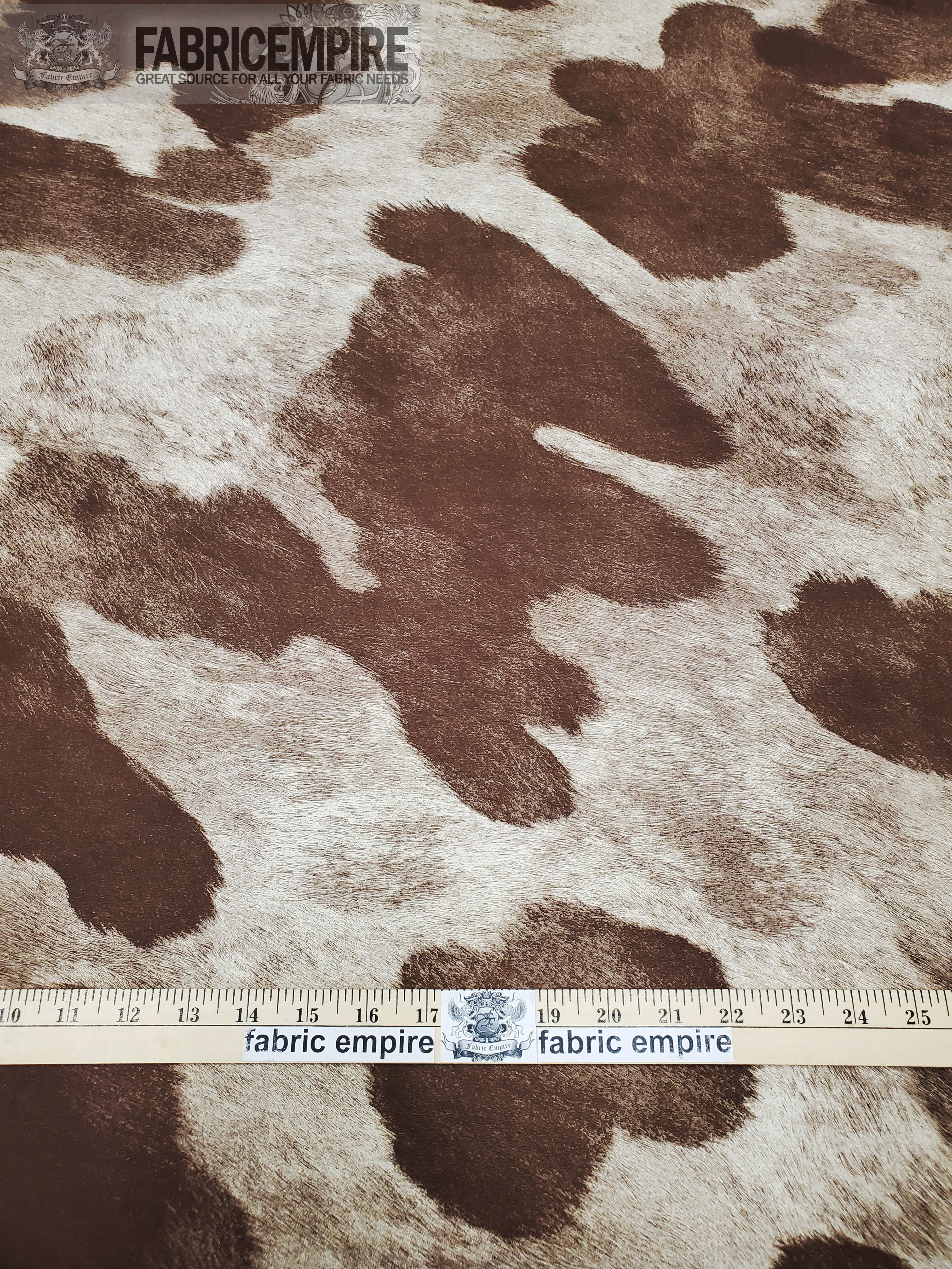 Vinyl Upholstery Embossed Texture Fabric Horse Brown Fake Leather