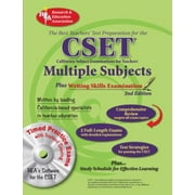 Angle View: Calif. CSET: Multiple Subjects/Writing w/CD (REA): 2nd Edition (CSET Teacher Certification Test Prep) [Paperback - Used]