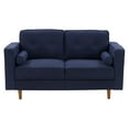thumbnail image 1 of CorLiving Mulberry Mid Century Modern Microfibre 2- Seater Loveseat Sofa, 1 of 9