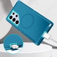 thumbnail image 5 of I-HONVA For Samsung Galaxy S24 Ultra Case Compatible with MagSafe,3-Layer Military Grade Drop Protection Anti-Slip Rugged Shockproof Dustproof Protection 6.8 inch Phone Case,Turquoise, 5 of 7