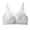 White, variant on ZHENHONG The New Smoothing Adjustment Wide Straps Gathered Collect Vice Breasts Large Breasts Show Small Large Size Large Cup Bra Female Wireless Bras for Women