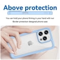 thumbnail image 3 of Allytech for iPhone 15 Pro Case, Clear Back Cover Hard Shell Rugged Hybrid Shockproof Cell Phone Case for Apple iPhone 15 Pro, Blue, 3 of 8