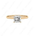 thumbnail image 3 of Cora Jewellery 2CT Hidden Halo Princess Moissanite Engagement Ring For Women, 14K Rose Gold, 3 of 6
