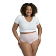 thumbnail image 5 of Fit for Me by Fruit of the Loom Women's Plus Size Breathable Micro-Mesh Brief Underwear, 6-Pack, 5 of 10