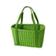 thumbnail image 5 of Cesta de ratán sintético, cesta tejida a mano, cesta de compra de gran capacidad, cesta de anidación Verde Grande, 5 of 9
