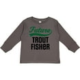 thumbnail image 3 of Inktastic Fishing Future Trout Fisher Boys or Girls Long Sleeve Toddler T-Shirt, 3 of 5