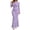 06-Purple628, variant on XIAONU Solid Mermaid Dress For Women Long Sleeve Cowl Neck Ruched Bodycon Evening Gown
