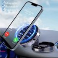 thumbnail image 2 of TAPDRA Support de Téléphone pour Voiture Pliable à Conception Magnétique Universel Compatible avec iPhone Android Navigation GPS Appels Mains Libres Noir, 2 of 5