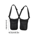 thumbnail image 4 of Tdxkok Back Double Pouch Concealed Carry Bag Adjustable Strap Underarm Hidden Storage Organizer Pocket for Phone Outdoor Accessories 8.66*6.50*0.79IN E, 4 of 6