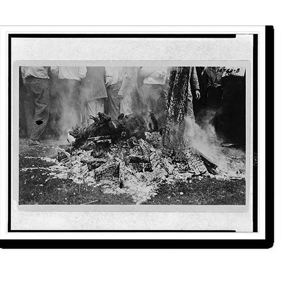 Historic Print, [Remains of Jesse Washington's burned body and cinders after lynching in Waco, Texas], 16" x 20"