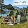 thumbnail image 4 of Biotree 2-Person Foldable Off-Ground Camping Cot Tent with Pop Up Shelter and Wheeled Carry Bag, 4 of 11