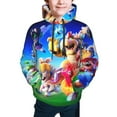 thumbnail image 4 of Saiise Unisex Kids Mario Bh Sweatshirt Boys Girls Hooded Kangaroo Pocket Pullover Hoodies-X-Large, 4 of 7