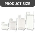 thumbnail image 3 of SKyggJG34 Transparent Laundry Dispenser Bottle Laundry Soap Dispenser Clear Plastic Fabric Softener Holder and Container Sealed Tank For Powder Laundry Room, 3 of 7