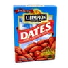 New 812293 Champion Pitted Dates 4.25Oz (12-Pack) Fruits Cheap Wholesale Discount Bulk Snacks Fruits Others