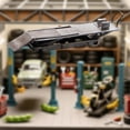 thumbnail image 6 of MERIGLARE 1:64 Scale Lift Model Diorama Layout Decoration Pretend Play Toy Compact 1/64 Garage Lifter Ornament Micro Garage Scene Decor, 6 of 8