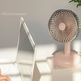 thumbnail image 2 of Retro Style USB Desk Fan Mini Table Fan 2 Speeds Angle Adjustable Fan for Home Office Car Outdoor Travel, 2 of 6
