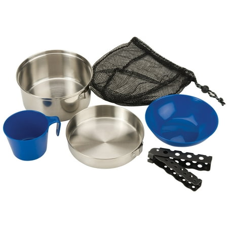 Coleman 1-Person Stainless Steel Mess Kit (Best Backpacking Mess Kit)