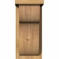 thumbnail image 2 of 7 1/2"W x 8"D x 16"H Carmel Smooth Corbel w/Backplate, Western Red Cedar, 2 of 9