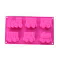 thumbnail image 4 of Miangastore 6 Cavity Silicone Chocolate Mold Car Train Baking Cake Decorating Tools (Random Color), 4 of 8
