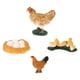 thumbnail image 4 of 1 set/4pcs simulación de gallina figuras de ciclo de vida, 4 of 6