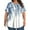 A-Blue, variant on Women's Plus Size 3x Short Sleeve Ruffle Top Loose Fit Tunic Blouse