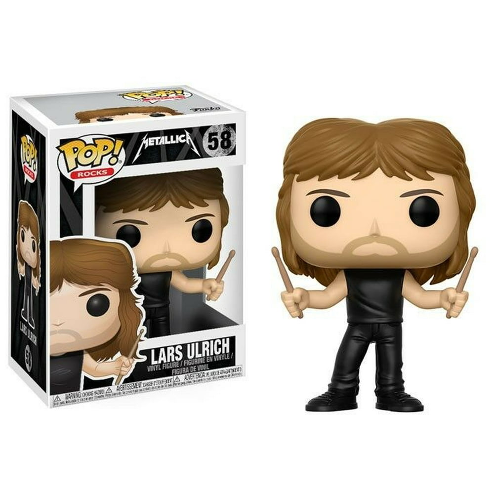 Metallica Funko POP! Rocks Lars Ulrich Vinyl Figure #58 - Walmart.com - Walmart.com