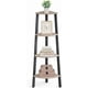 thumbnail image 1 of VASAGLE ULLS034M01 - Soporte de Esquina de 4 Niveles, Estante de Escalera Industrial, Soporte para Plantas para Sala de Estar, Oficina, Cocina, Gris y Negro, 1 of 2