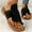 Black, variant on Women Summer Bow Tie Slippers Flat Espadrille Sandals Casual Breathable Open Toe Sandals Elegant Slip on Slides Sandals Playwear(Beige,6.5)